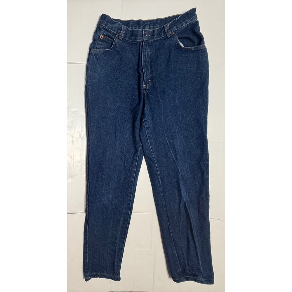 Vintage Levis 17568-0214 High Waisted Mom‎ Jeans Dark Wash Made in USA Womens 11
